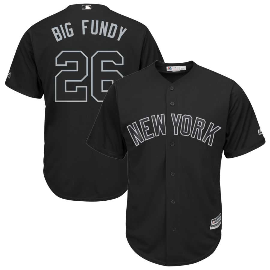 Yankees 26 DJ LeMahieu Big Fundy Black 2019 Players' Weekend Player Jersey Dzhi,We sell and wholesale Yankees 26 DJ LeMahieu Big Fundy Black 2019 Players' Weekend Player Jersey Dzhi on line form chian!